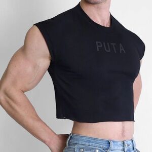 Black jj Malibu Crop Top